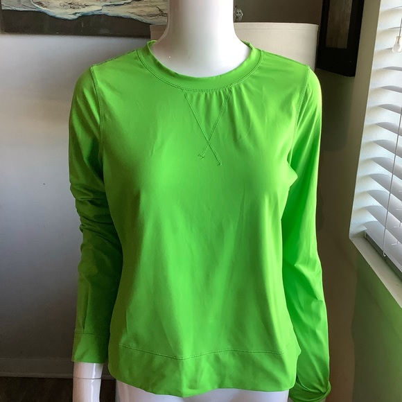 lululemon athletica Tops - Lululemon Lime Athletics Top